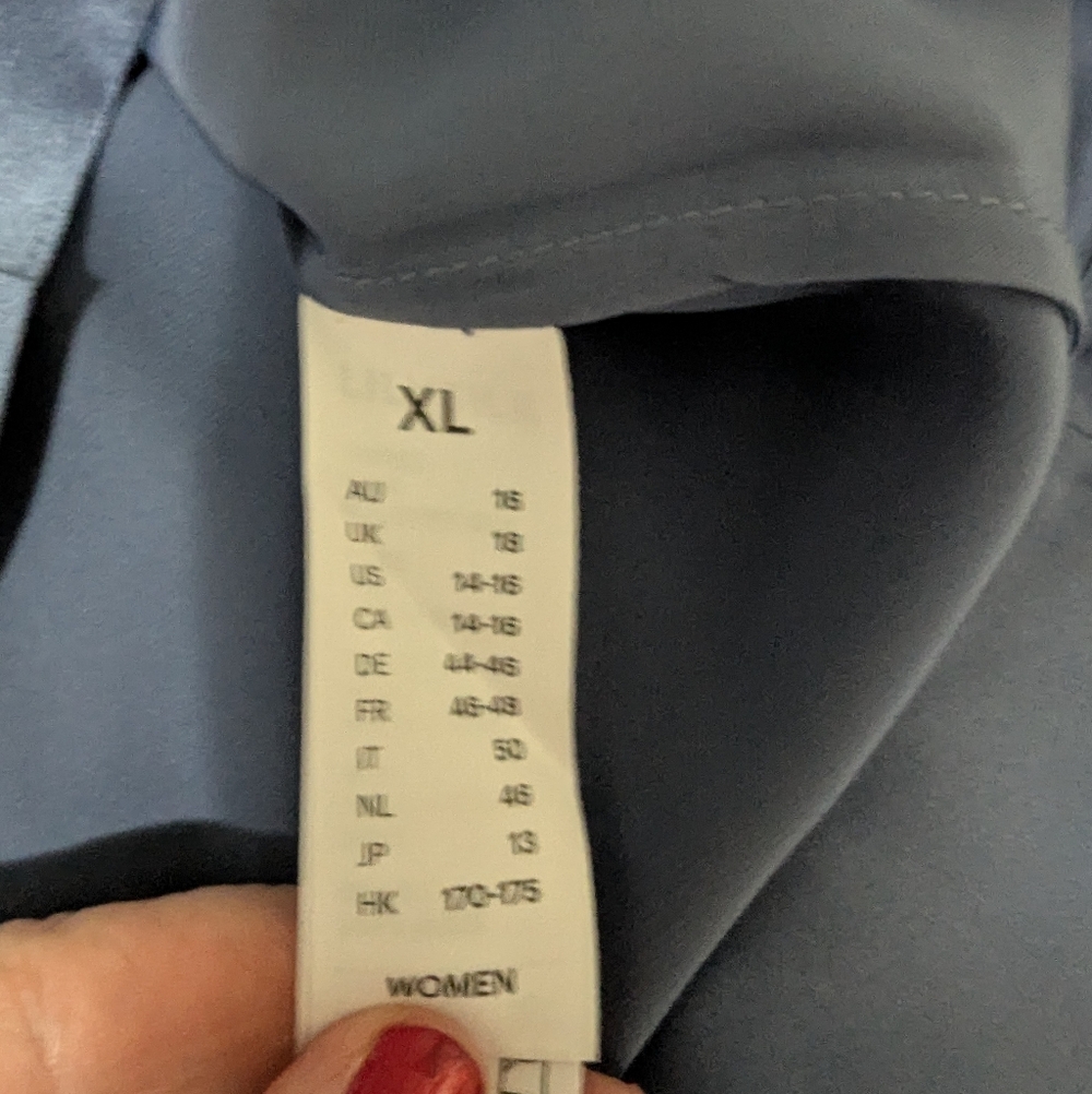 Lilysilk Elegant Sleeveless Blue Silk Top - Picture 5 of 6